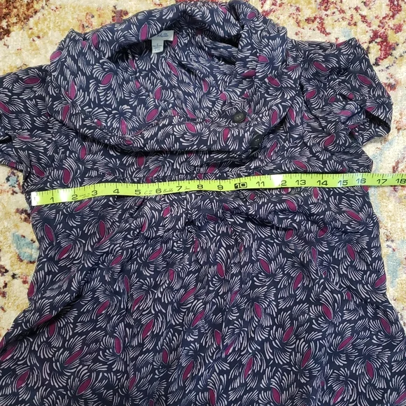 Anthropologie Odille Cowl Neck Cap Sleeve Silk Blouse Size 2 - Picture 10 of 12